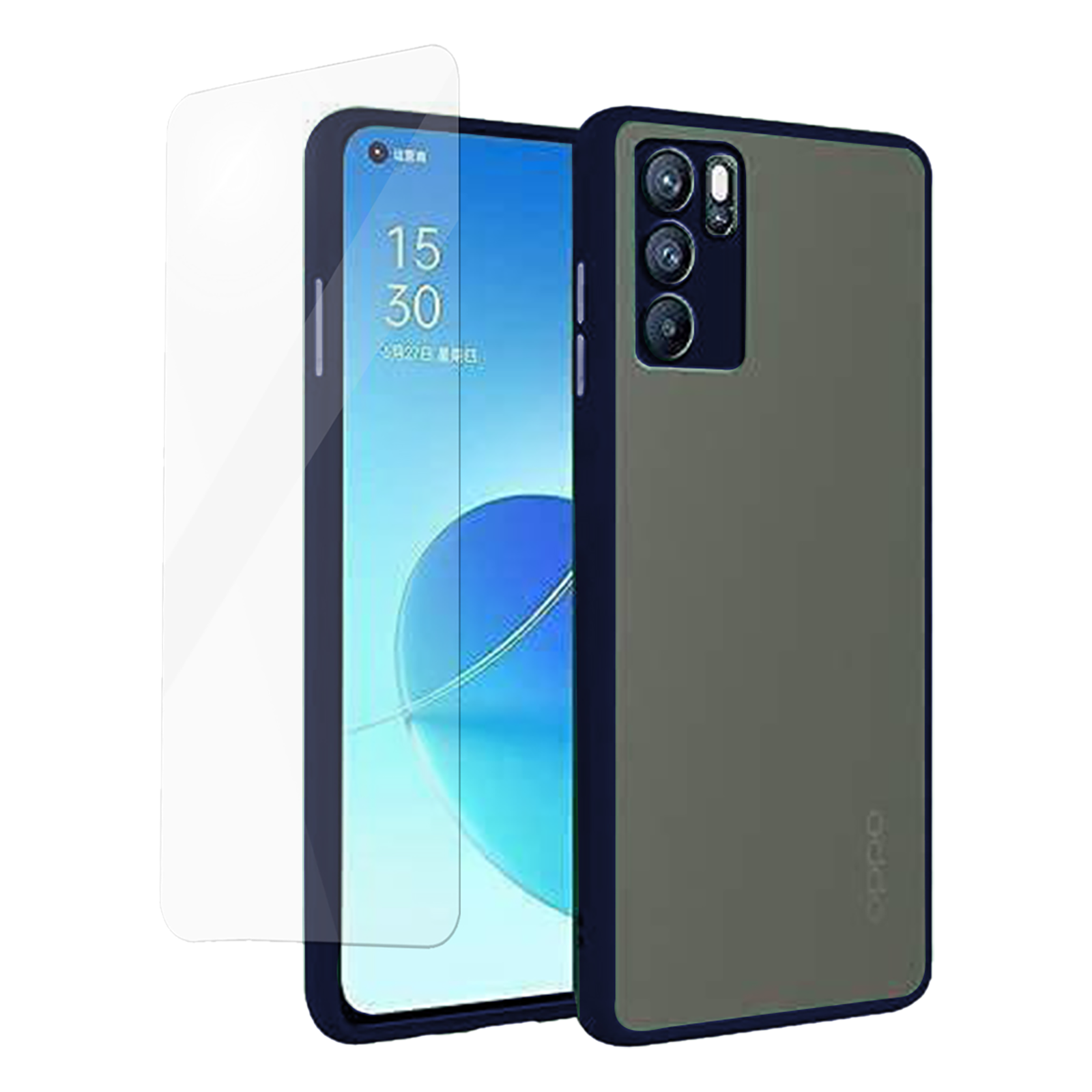 Buy Arrow Duplex Series Polycarbonate Back Cover For Oppo A16 Camera Protection Blue Online 8434